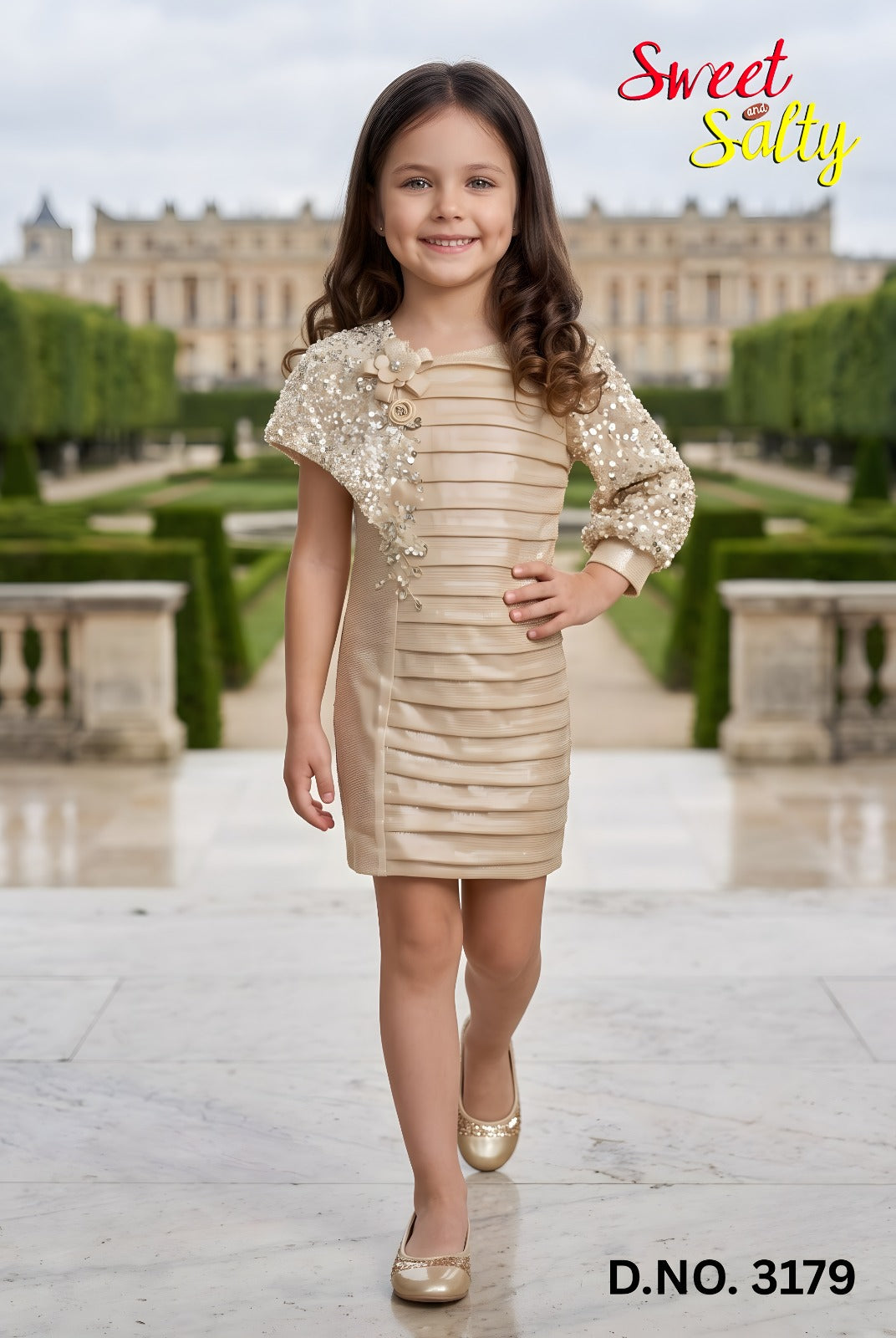 Girls Gown/Middy 3179